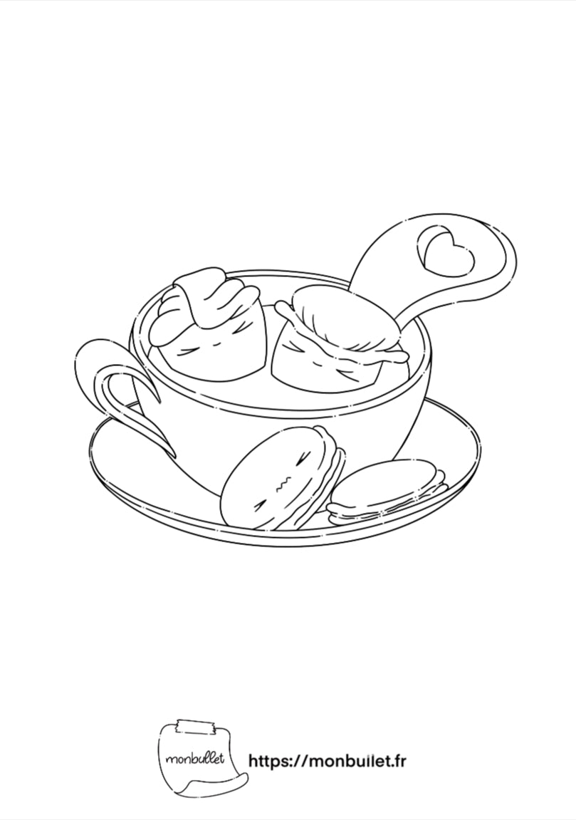 Feuille de coloriage « It’s marshy hot »