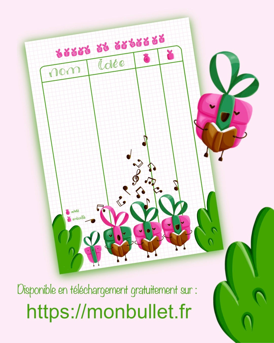 Liste cadeaux - Traqueur de cadeaux