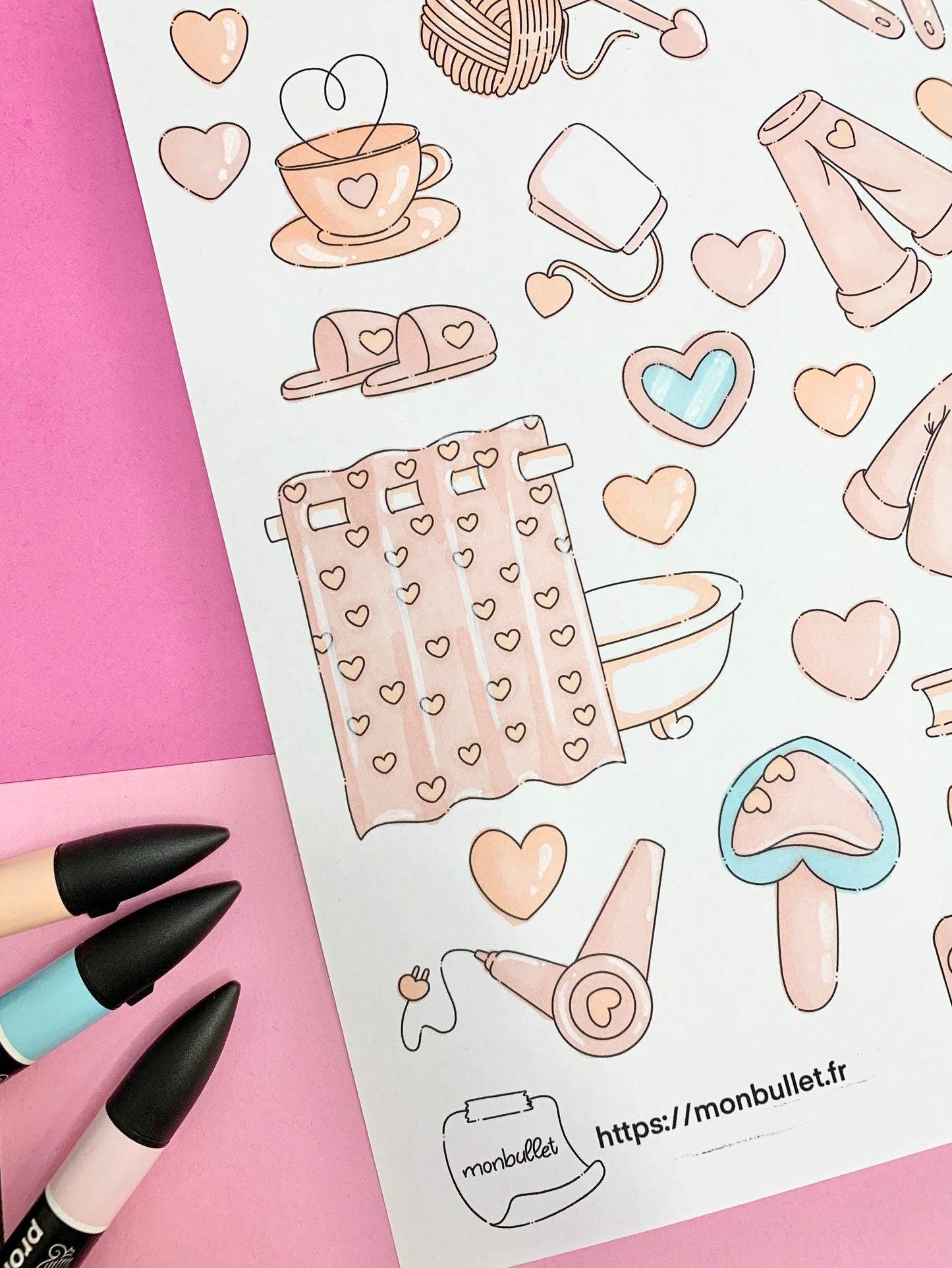 Feuille de coloriage « Self care»