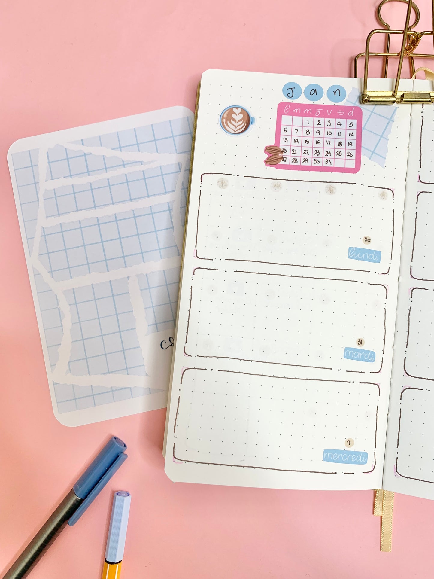 Planche d’atocollant / stickers feuilles déchirées / vollage mat « It’s marshy hot » ( bullet ,journaling , déco , scrap , …etc)
