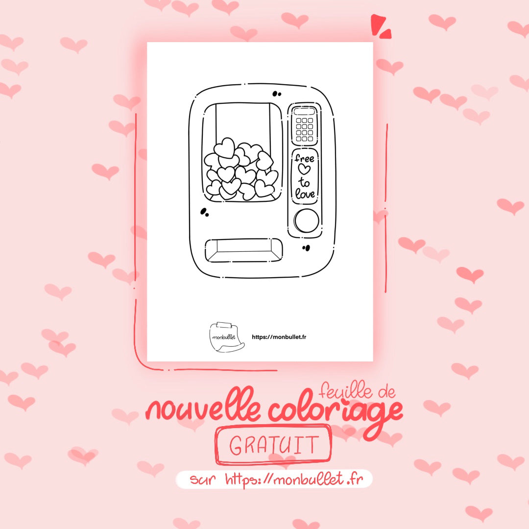 Feuille de coloriage « Valentine’s day»