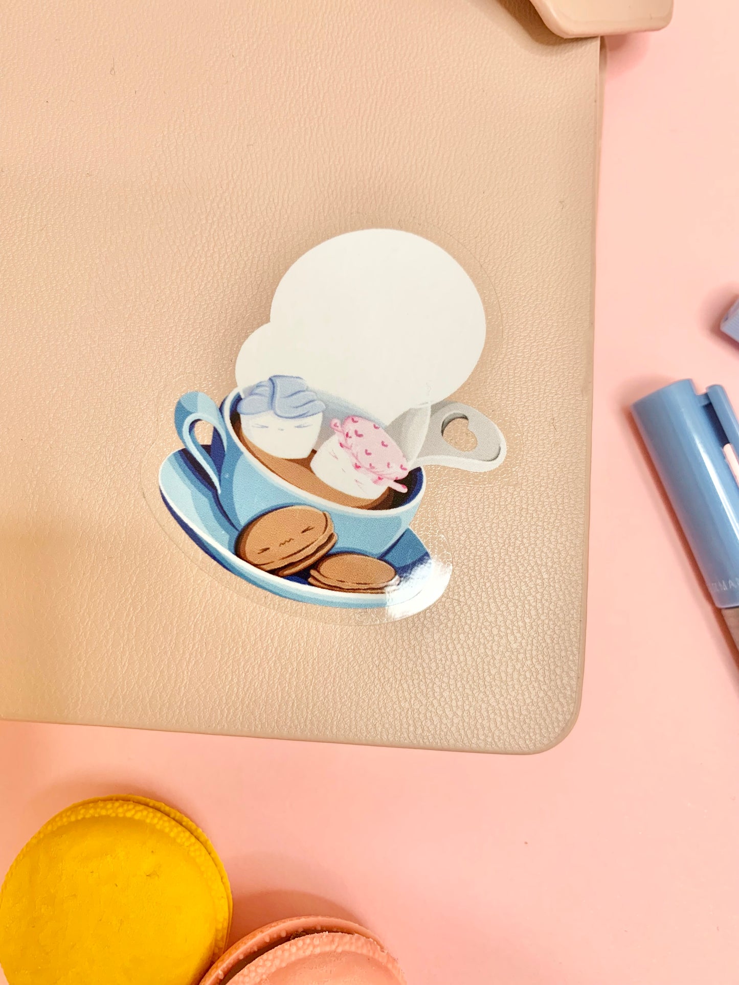 Die-cut / Autocollant/sticker brillant transparent « It’s marsgy hot » ( bullet ,journaling , déco , scrap , …etc)