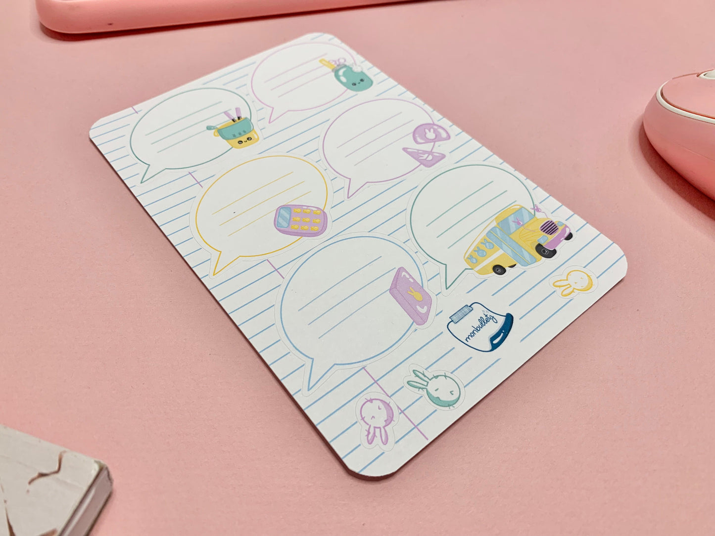Etiquettes mat école/classe/université ( bullet ,journaling , déco , scrap , …etc)