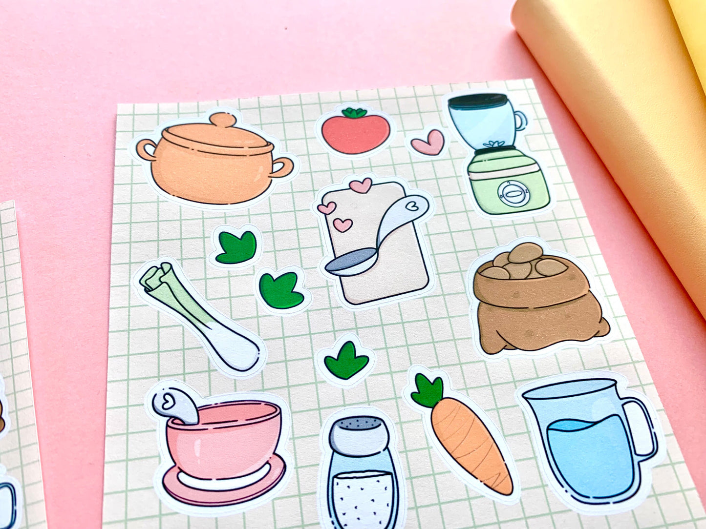 Feuille d’autocollants / stickers Peel’s season