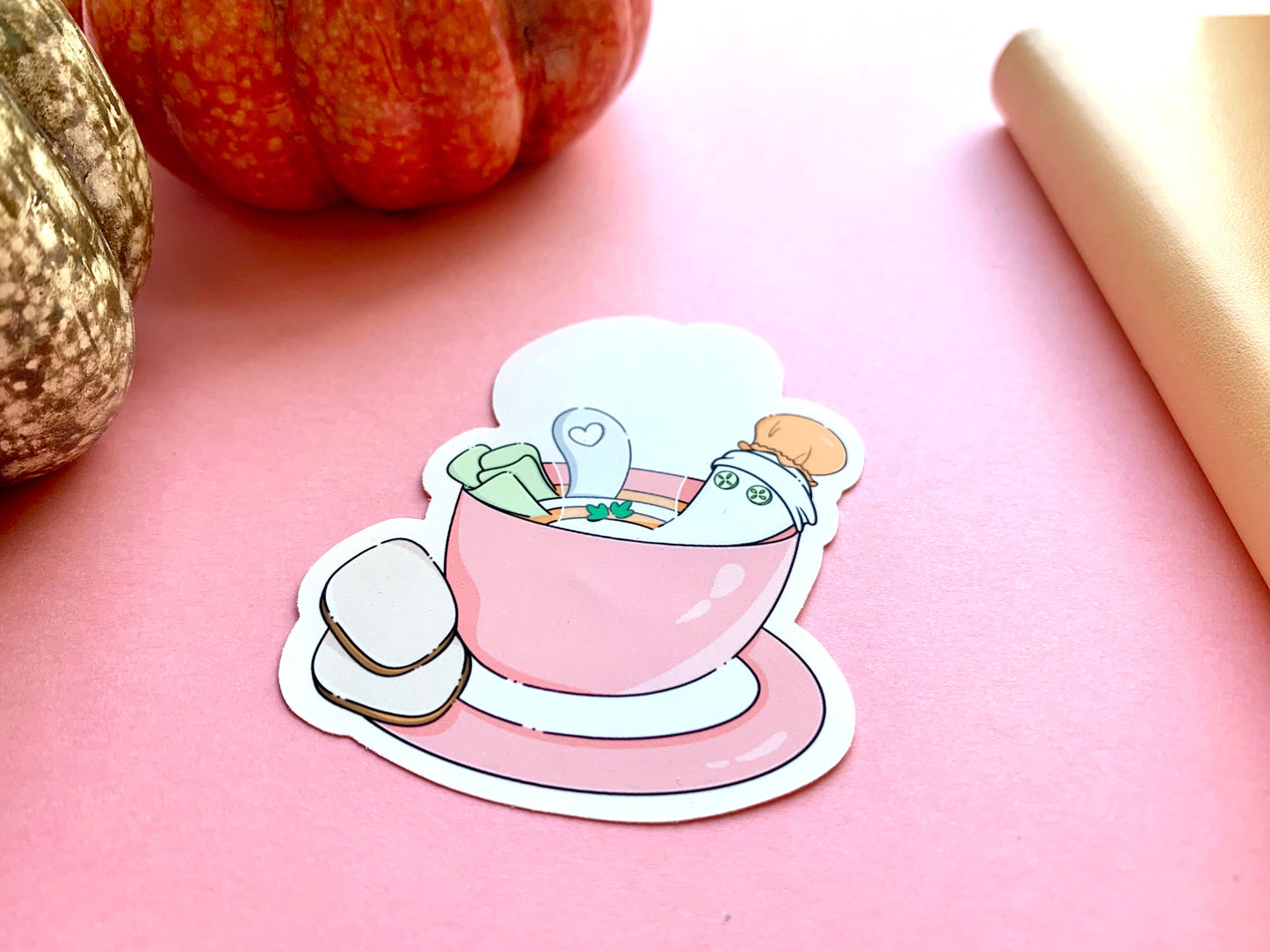Die-cut / Autocollant/sticker mat Peek’s season ( bullet ,journaling , déco , scrap , …etc)