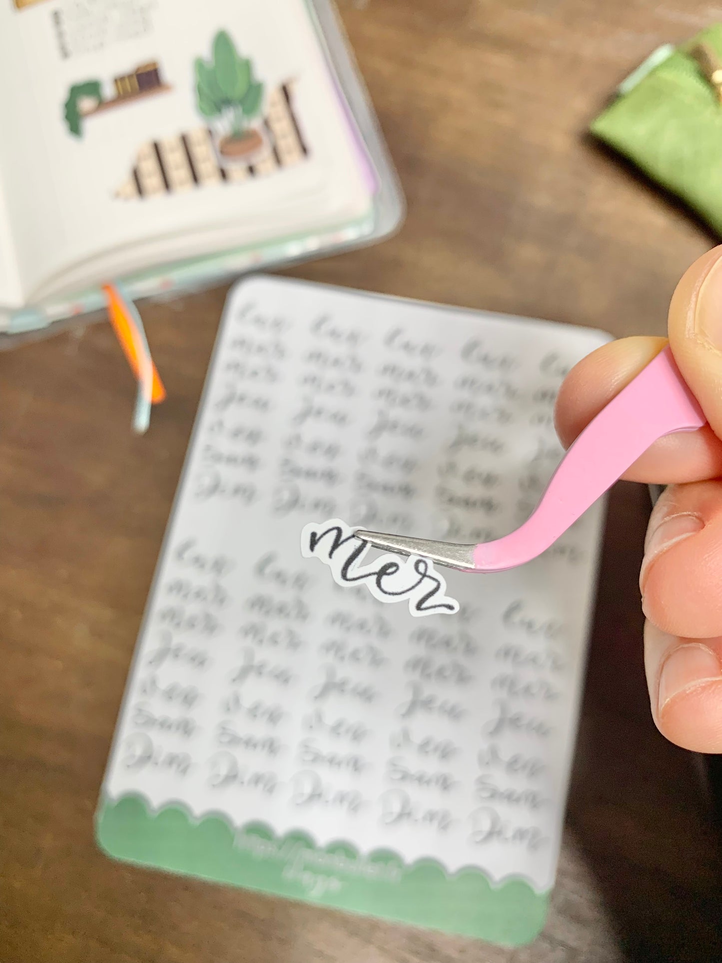 Feuille d’autocollants / stickers mat  jours « Cosy and books » ( bullet ,journaling , déco , scrap , …etc)