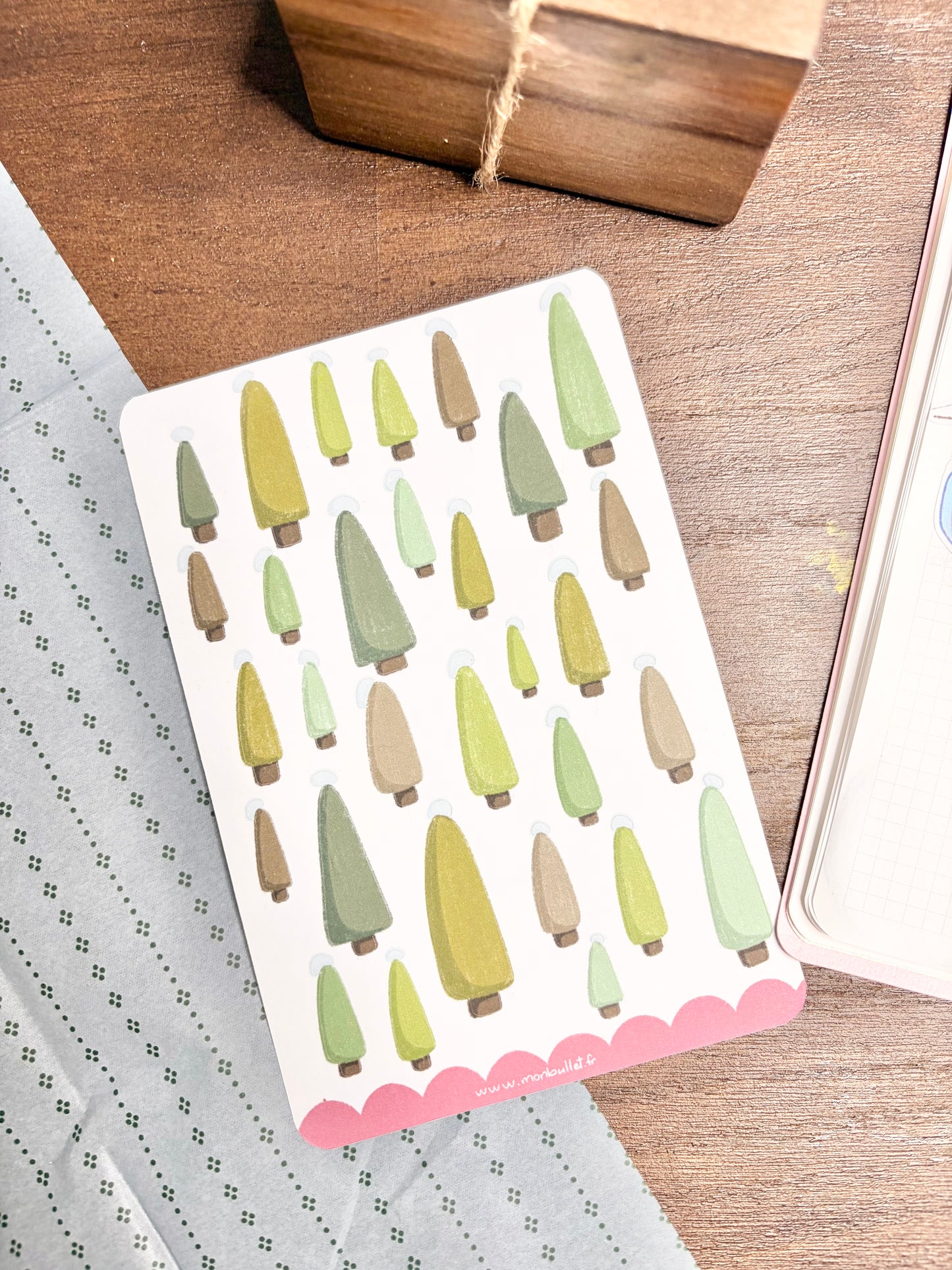 Kit d’autocollants  « Ski » pour faire un mois de bullet rapidement( bullet ,journaling , déco , scrap , …etc)