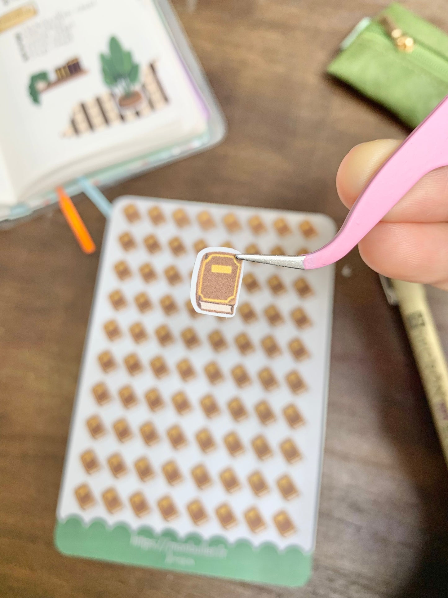 Feuille d’autocollants / stickers icone livre « Cosy & books » ( bullet ,journaling , déco , scrap , …etc)