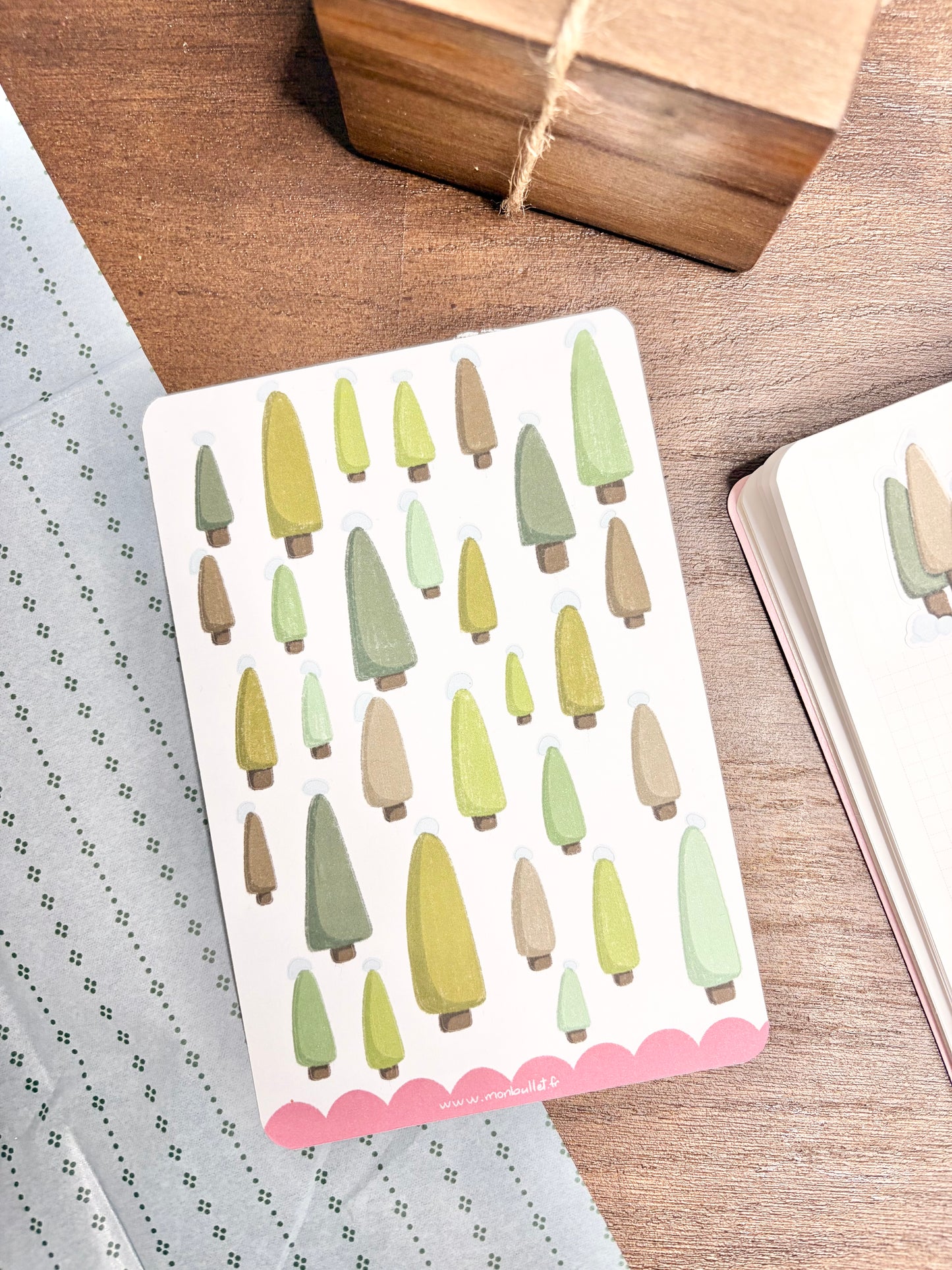 Feuille d’autocollants / stickers mat « Ski » ( bullet ,journaling , déco , scrap , …etc)